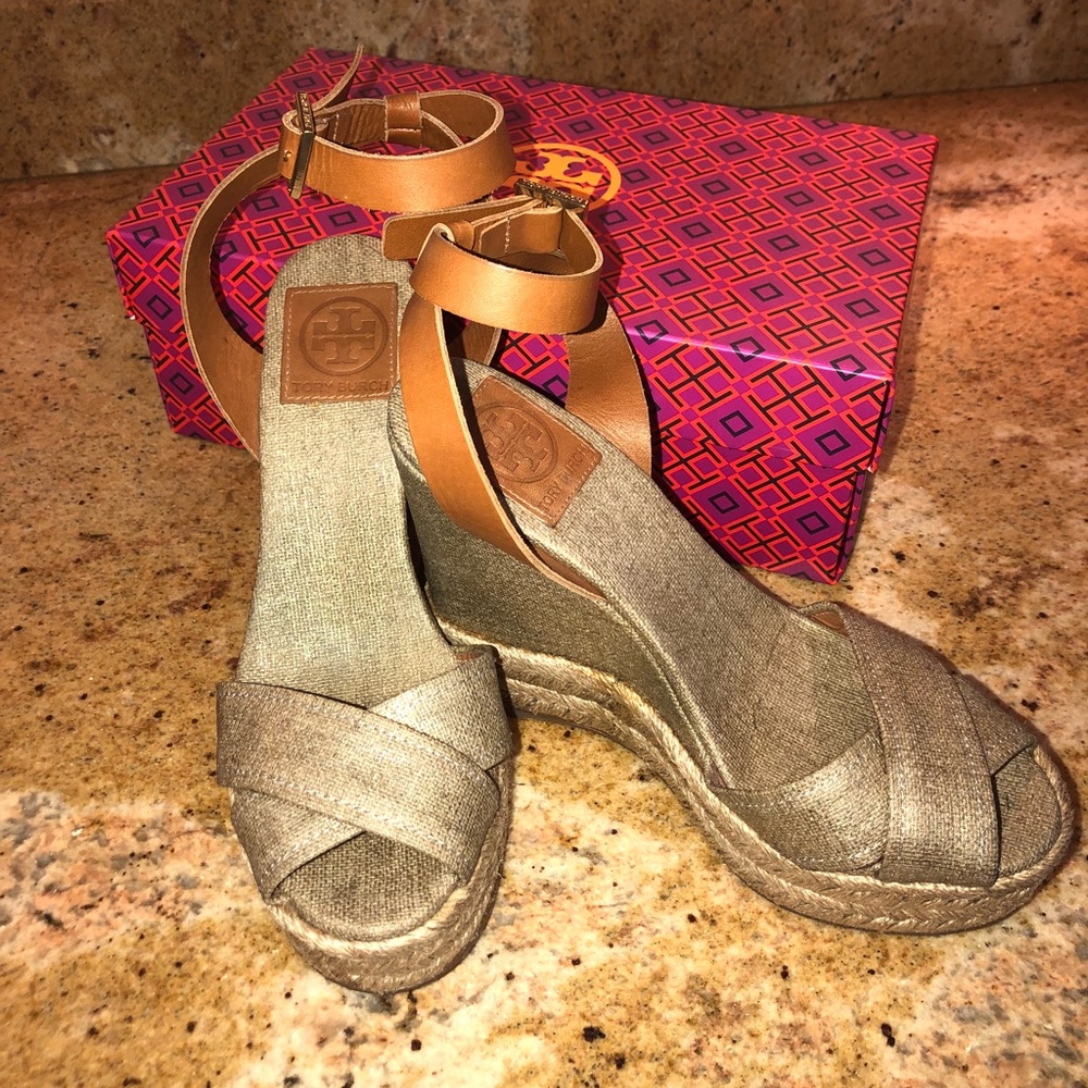 Tory Burch Espadrille Wedges